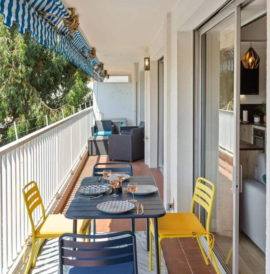 公寓 Le Mimosa - Calm - Spacious - 200M From The Sea - Parking 滨海卡涅